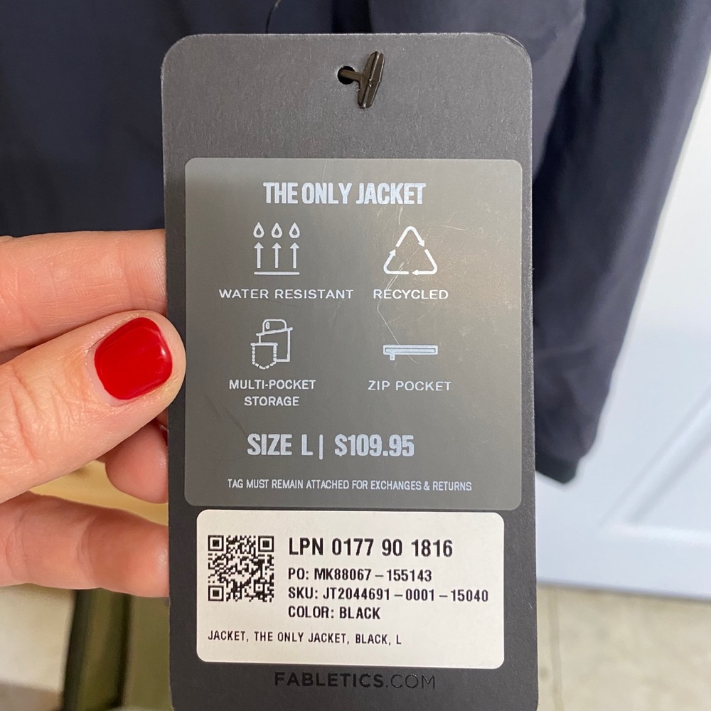 Fabletics Men’s The Only Jacket - Picture 2 of 3